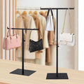 Purse Display Stand T Shaped, Countertop Jewelry/Scarf/Handbag T-Bar Display by Unknown