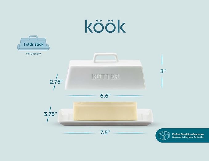 Butter Dish with Lid, by Kook, Butter Dish with Lid - Image 7