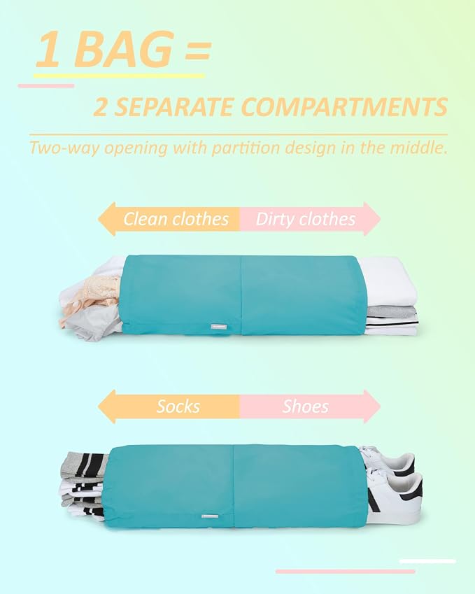 BAGSMART 6 Set /4 Set/2 Set Compression Packing Cubes - Image 4