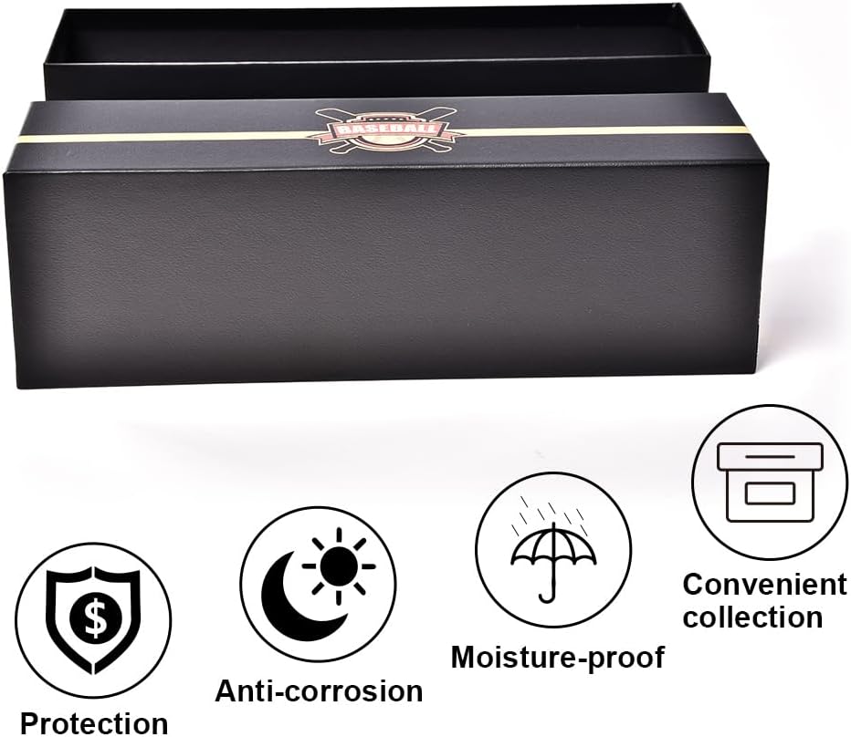GRAND ORANGE Graded Card Storage Box Holds 50-55 Graded Cards