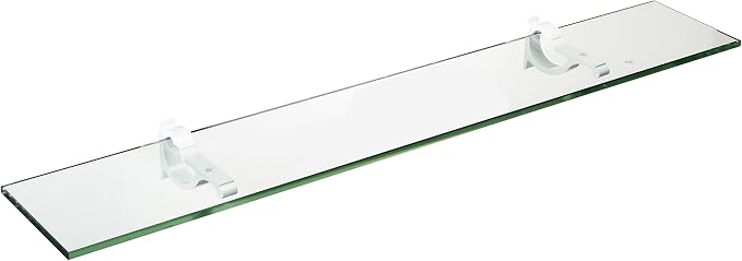 Spancraft Glass M-6x24-White Monarch Glass Shelf by Spancraft