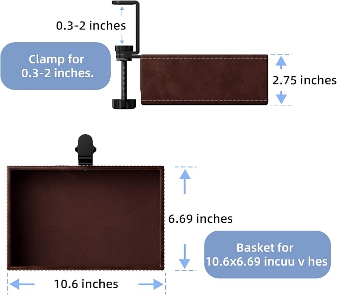 Mesh Hidden Desk Organizer - Image 6