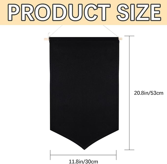 3 PCS Canvas Banners Wall Hanging Brooch Jewelry Storage Case Stand Enamel Pin - Image 4