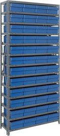 Quantum Storage Systems 1275-701BL Solid Heavy Duty 13 Shelves 48 Super Tuff by QuantumStorageSystems