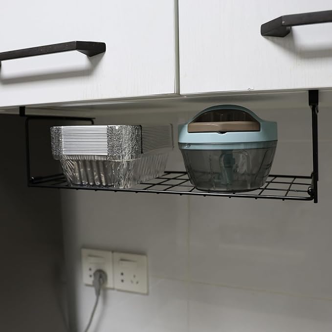 Foil and Plastic Wrap Organizer Kitchen Under Cabinet Desk Pantry Hanging - Image 6