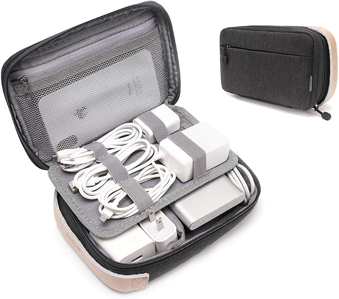 pack all Electronic Organizer, Cable Organizer Bag, Cord Travel Organizer by packall
