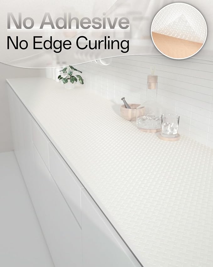 Shelf and Drawer Liner for Kitchen Cabinet, Non-Adhesive 24in x 240in - Image 4