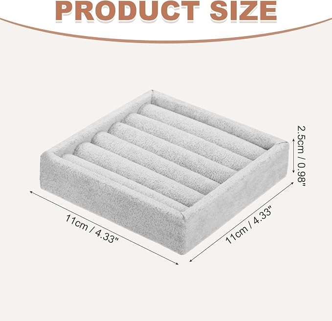 uxcell Stackable Jewelry Storage Tray, Jewelry Tray Drawer Organizer, Small - Image 2