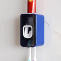 2 Slot Toothbrush Holder and Toothpaste Dispenser Wall Mounted, Automatic by LUEXBOX