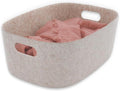 Welaxy Large Storage Basket Felt Open Desk Organize bin Shelf baskets by Welaxy