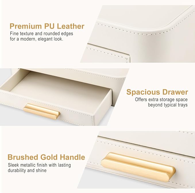 GORESE PU Leather Valet Tray - Image 7
