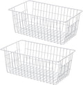 Wire Storage Basket Freezer Organizer Bins Refrigerator Organization Storage by blitzlabs