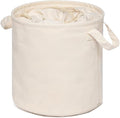 Foldable Storage Bins with Lids Cotton Canvas Rectangular Storage Box Ideal by YONBEN