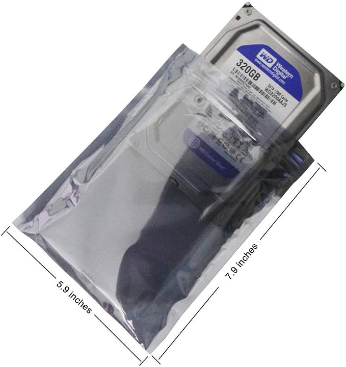50Pcs Antistatic Resealable Bag 15X20cm/5.9X7.9inch, Premium Anti Static Bag - Image 5