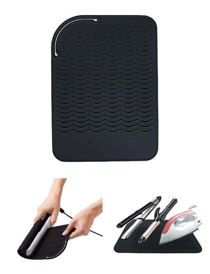 Heat Resistant Silicone Glove and Mat Set - Image 2