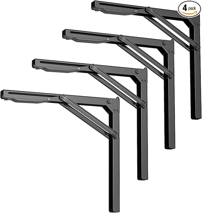 EVERHANGER 18 inch Folding Shelf Brackets by EVERHANGER