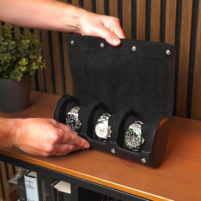 DailyWatch | Personalized Watch Roll Travel Case - Image 2