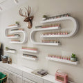 Wall Mounted Shelf Nail Polish Bottle Display Rack, U-Shaped Essential Oil by Unknown