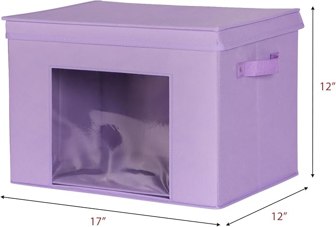 Univivi Foldable Fabric Storage Boxes Large Storage Bins - Image 2
