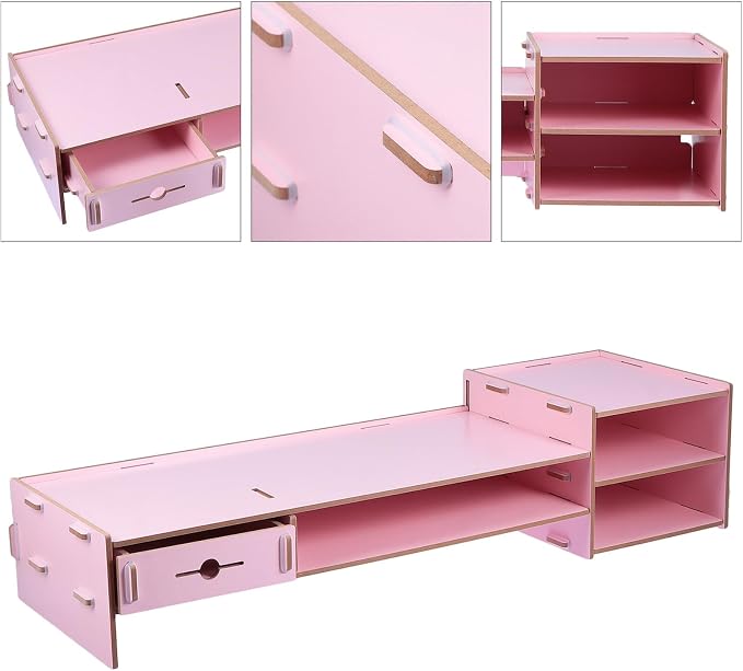 Pink Computer Monitor Stand Riser - Image 6