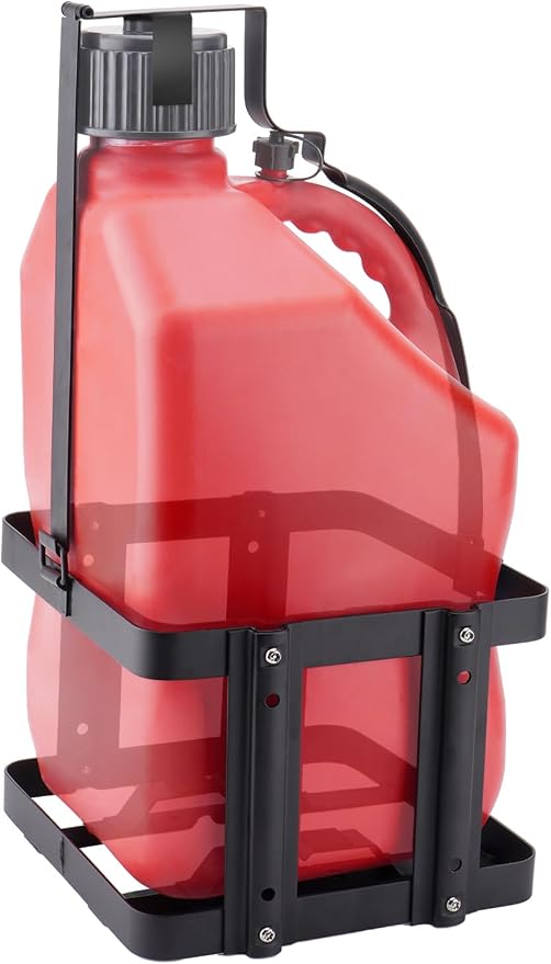 SPARKWHIZ Fuel Jug Container Holder Mount, Gas Can 5 Gallon Holder Rack - Image 2