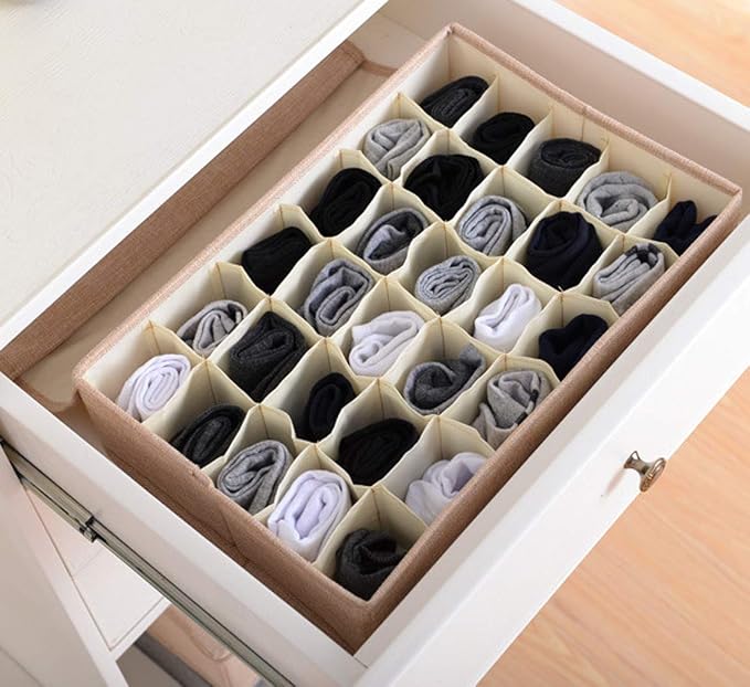 AARAINBOW 2 Packs Underwear Socks Ties Storage Organizer - Image 4