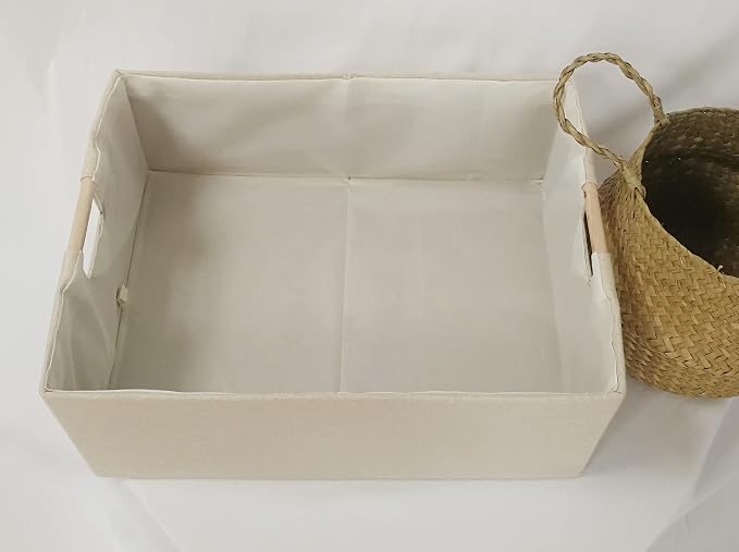 Storage Bin for Shelves Rectangle Closet Baskets Foldable Box - Image 5
