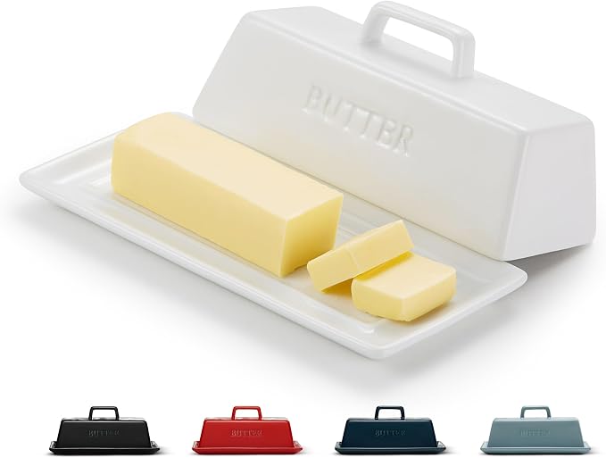Butter Dish with Lid, by Kook, Butter Dish with Lid by Kook