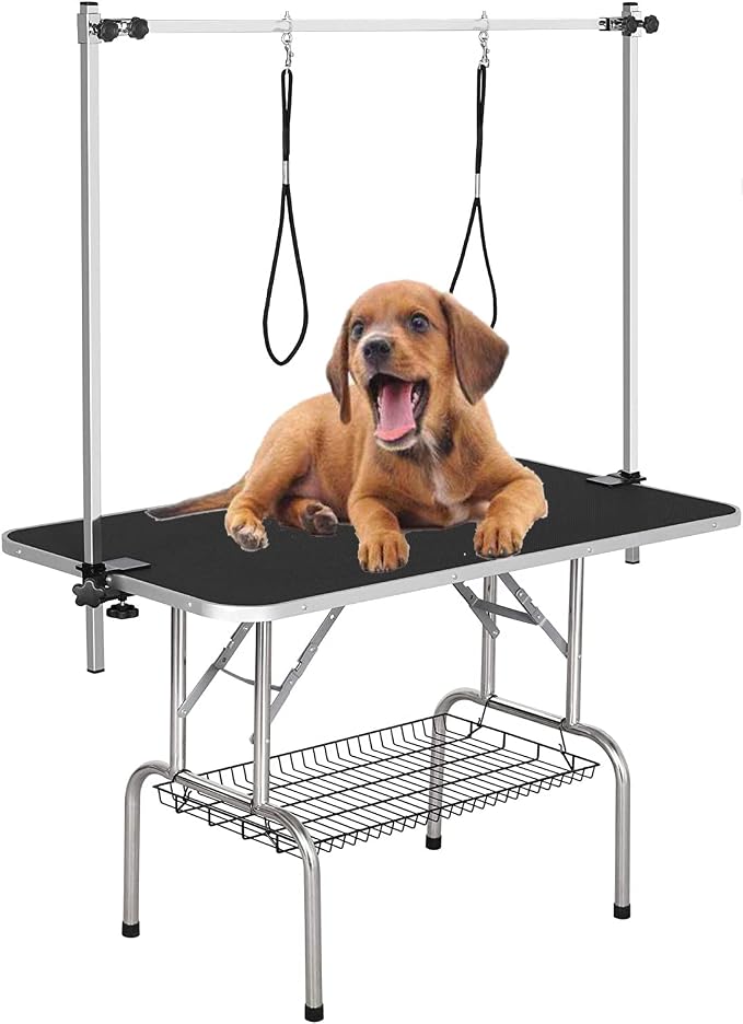 36" Dog Grooming Table Foldable Pet Grooming Tables by TRODEP