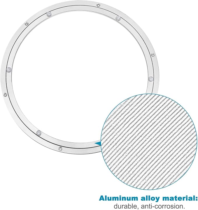 MECCANIXITY Aluminum Lazy Susan 20 Inch Turntable Ring Large Bearing Metal - Image 5