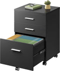 DEVAISE 3 Drawer File Cabinet for Home Office, Wood Under Desk Filing Cabinet by DEVAISE