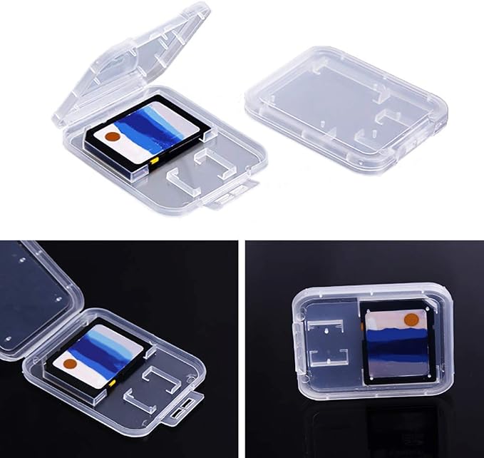 Clear Plastic Memory Card Case Compatible - Image 6