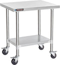 DuraSteel 24x30 NSF Stainless Steel Cart Work Table by DuraSteel
