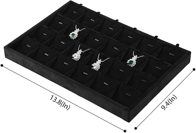 Stackable Jewelry Trays, Velvet Earring Box, Premium Necklace Box, Luxury - Image 3