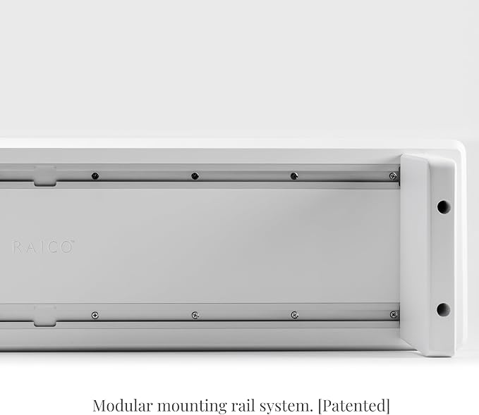 Raico Desk Cockpit Shelf Monitor Stand System Dual Screen Setup Wood Large Desk - Image 6