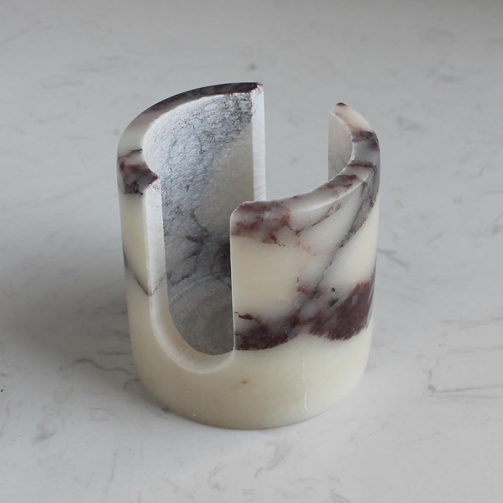 Natural Marble Travertine Sponge Holder for Kitchen Counter, Drying
