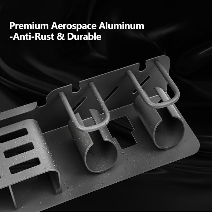 Electric Toothbrush Holder Wall Mounted, Aluminum Bathroom Organizer - Image 3