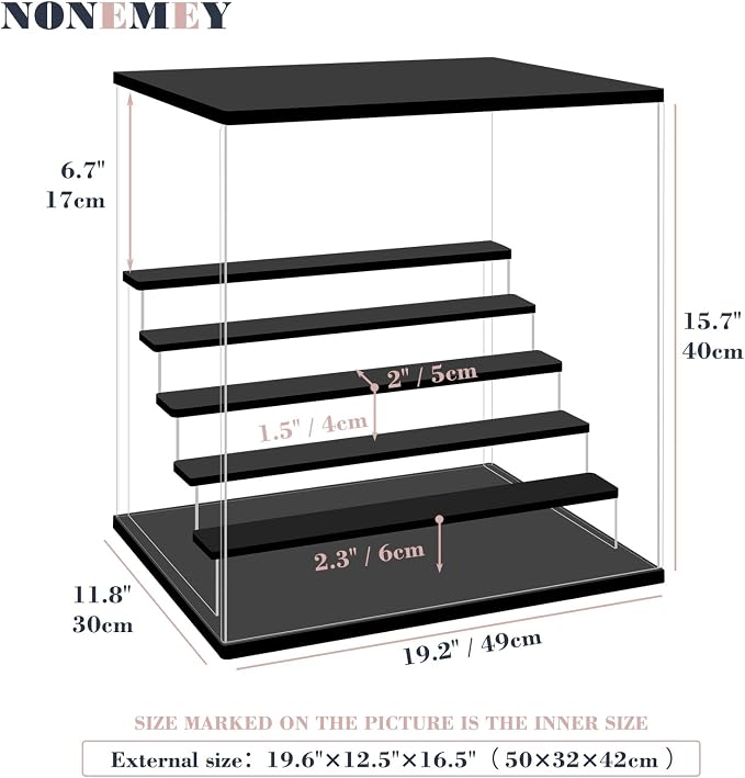 NONEMEY Clear Acrylic Display Case - Image 3