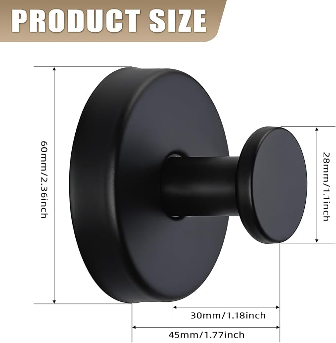 Suction Cup Hooks for Shower No-Drill Bathroom Hooks for Towels, Loofah - Image 7