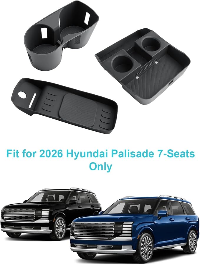 CDEFG 3Pcs for 2026 Hyundai Palisade Center Console Organizer, for 2026 Hyundai - Image 5