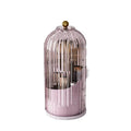 GAXmi Makeup Brush Holder with Lid Cosmetic Tools Organizer 360 Rotating by GAXmi