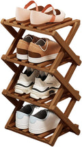 YYW Bamboo Shoe Rack for Entryway, Free Standing Shoe Racks Shelf Closet by YYW