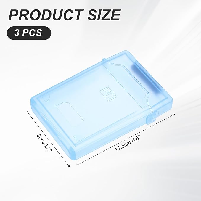PATIKIL 4.5" x 3.2" Hard Drive Disk Case - Image 2