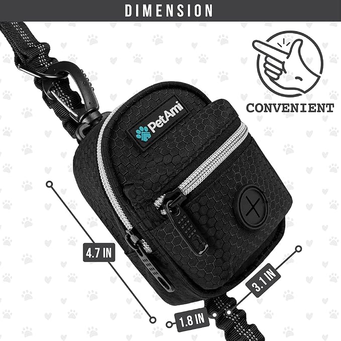 PetAmi Dog Poop Bag Holder for Leash, Dog Pet Waste Bag Dispenser For Poop - Image 5
