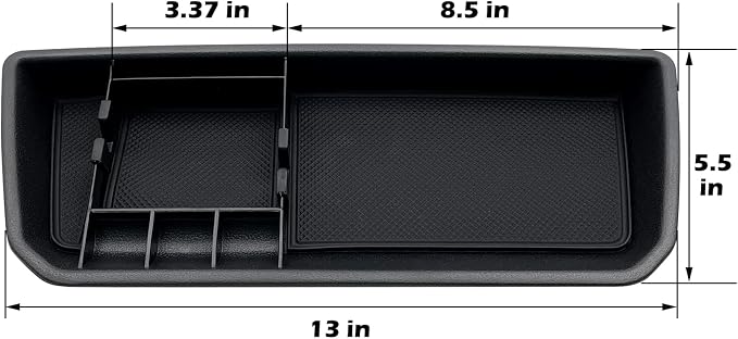 Center Console Organizer fit for VW Atlas and Cross Sport 2018 2019 2020 2021 - Image 3