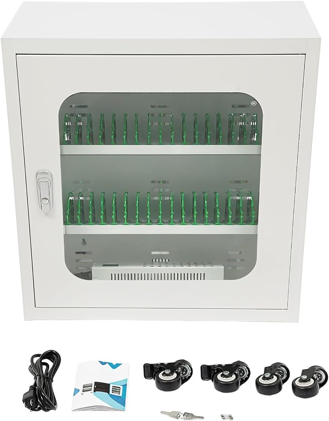 Mobile Phone Charging Cart Station, 40 Device Cell Phone Charging Station - Image 8