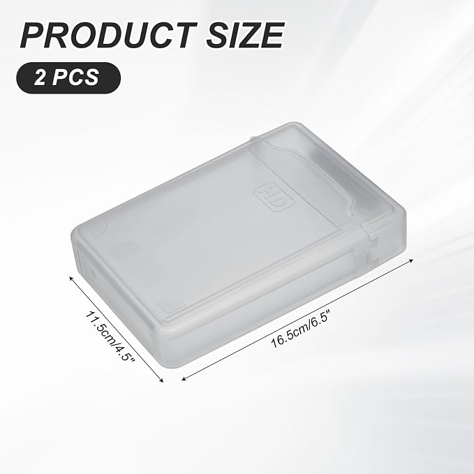 PATIKIL 6.5" x 4.5" Hard Drive Disk Case - Image 2