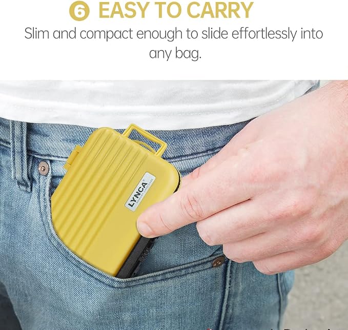 LYNCA 24 Slots Camera Memory Card Case Holder Water-Resistant Anti-Shock SD - Image 3