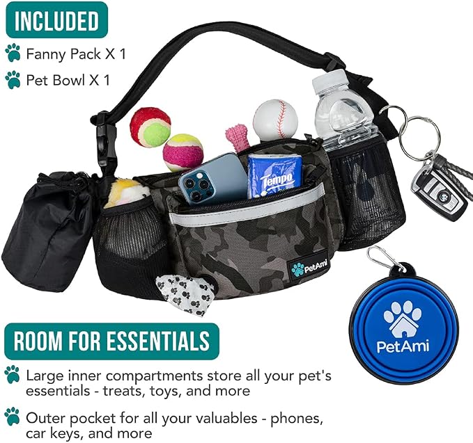 PetAmi Dog Fanny Pack, Treat Pouch - Image 2