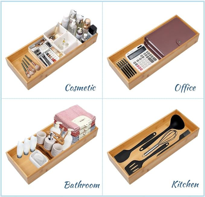 Bamboo Drawer Organizer - Image 5